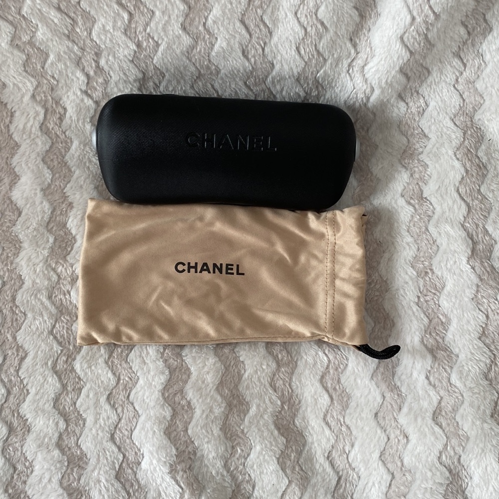 Chanel Tortoise Shell Frames With Case And Percep… - image 2